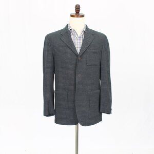 Arthur Chapnik 40S Gray Blazer Sport Coat Jacket 3-Button Check Y357